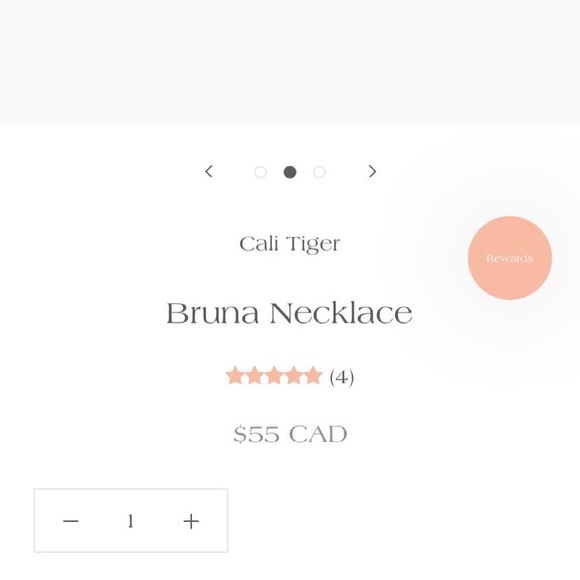 CaliTiger 14k gold PLATED necklace - Picture 7 of 7